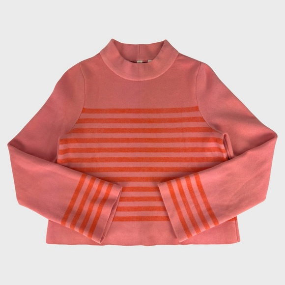 Anthropologie Cowl Neck with Stripes Sweater by Moth - Picture 3 of 13